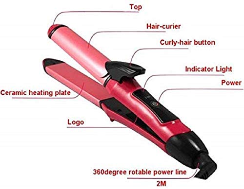 2in1 Hair Straightner and Curler