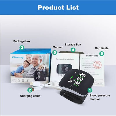 Wrist Electronic BP Monitor